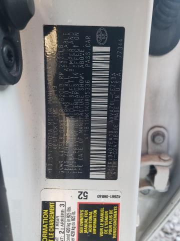 Photo 11 VIN: 4T1B11HK1KU805336 - TOYOTA CAMRY L 