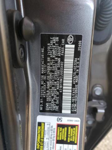 Photo 11 VIN: 4T1B11HK2JU055492 - TOYOTA CAMRY L 