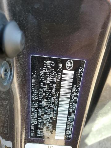 Photo 11 VIN: 4T1B11HK2JU560545 - TOYOTA CAMRY L 