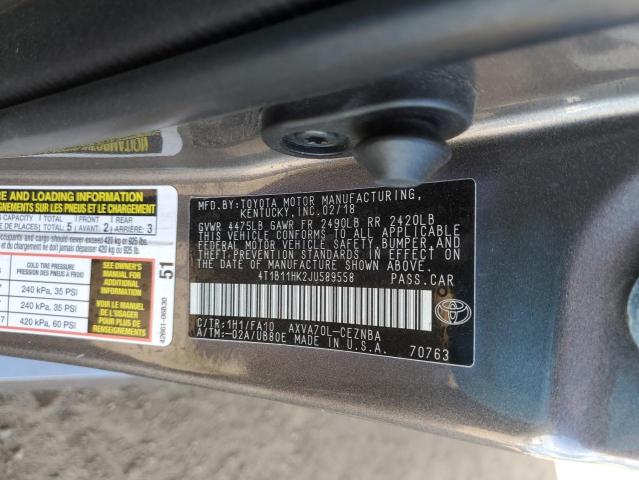 Photo 12 VIN: 4T1B11HK2JU589558 - TOYOTA CAMRY L 