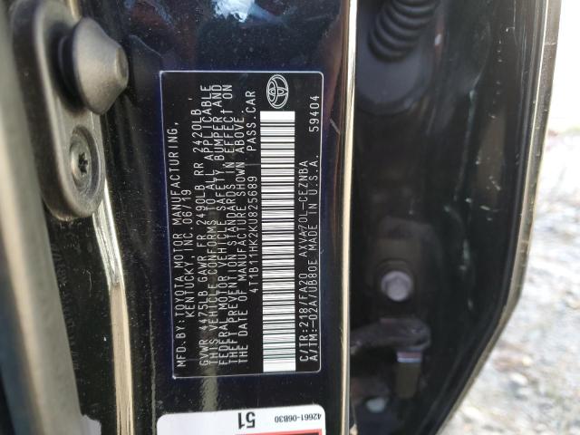 Photo 12 VIN: 4T1B11HK2KU825689 - TOYOTA CAMRY L 