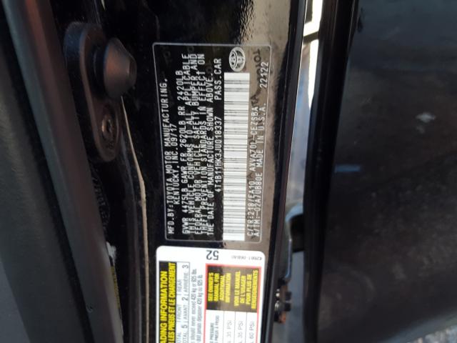 Photo 9 VIN: 4T1B11HK3JU018337 - TOYOTA CAMRY L 