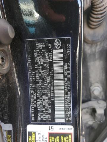 Photo 11 VIN: 4T1B11HK3JU112153 - TOYOTA CAMRY 