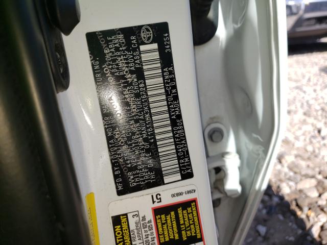 Photo 9 VIN: 4T1B11HK3KU167283 - TOYOTA CAMRY L 