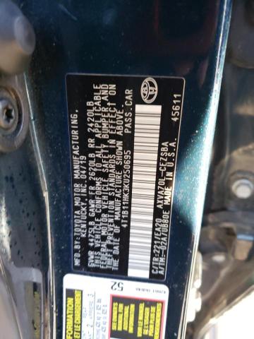 Photo 11 VIN: 4T1B11HK3KU250695 - TOYOTA CAMRY 