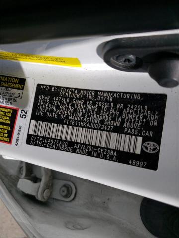 Photo 9 VIN: 4T1B11HK4JU073427 - TOYOTA CAMRY L 