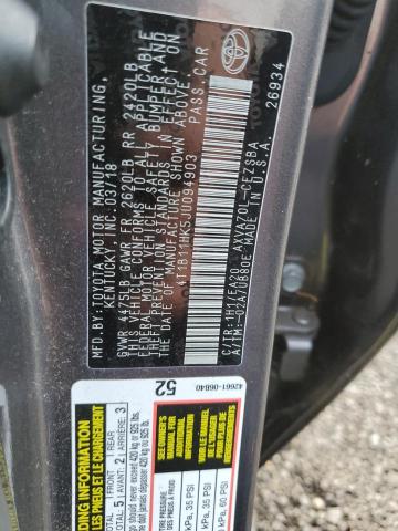 Photo 11 VIN: 4T1B11HK5JU094903 - TOYOTA CAMRY L 