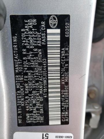 Photo 11 VIN: 4T1B11HK5JU544453 - TOYOTA CAMRY 