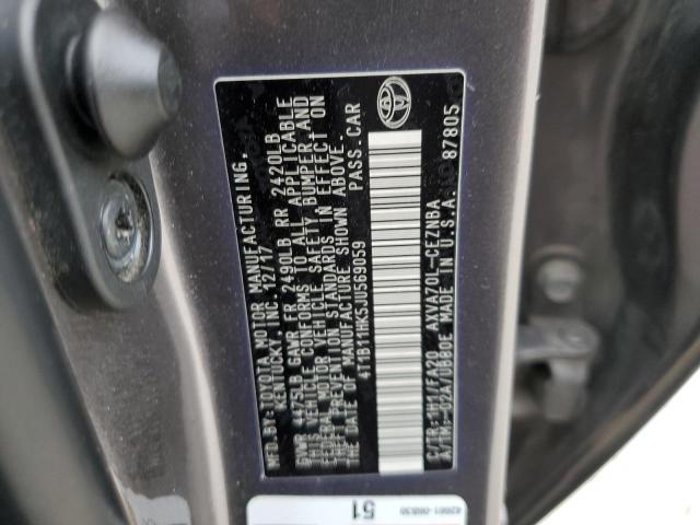 Photo 11 VIN: 4T1B11HK5JU569059 - TOYOTA CAMRY L 