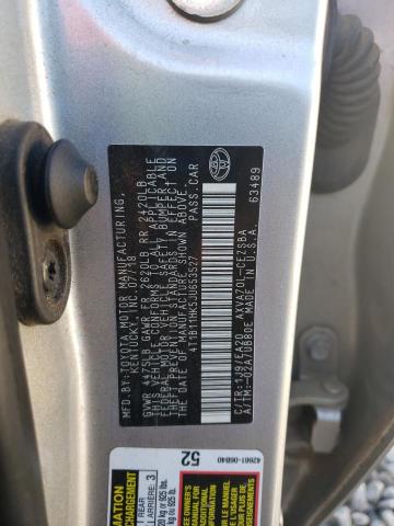 Photo 11 VIN: 4T1B11HK5JU653527 - TOYOTA CAMRY L 