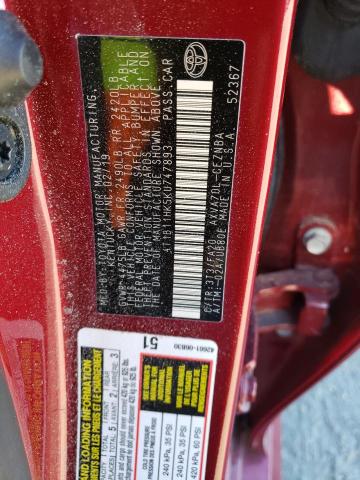 Photo 11 VIN: 4T1B11HK5KU747893 - TOYOTA CAMRY L 