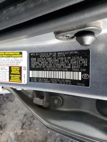 Photo 12 VIN: 4T1B11HK5KU771448 - TOYOTA CAMRY L 