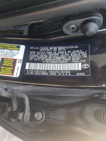 Photo 9 VIN: 4T1B11HK6KU168556 - TOYOTA CAMRY L 