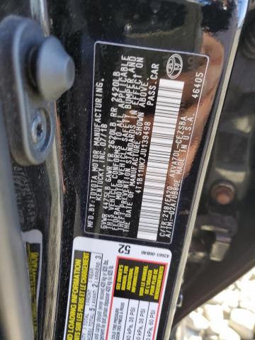 Photo 11 VIN: 4T1B11HK7JU139498 - TOYOTA CAMRY L 