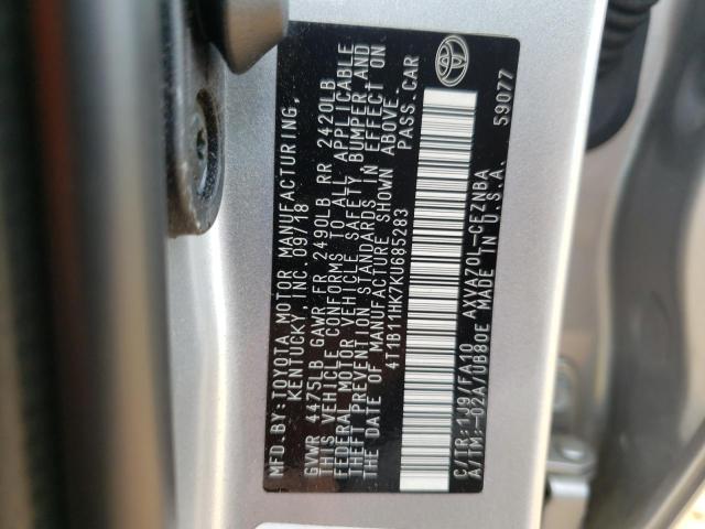 Photo 9 VIN: 4T1B11HK7KU685283 - TOYOTA CAMRY L 