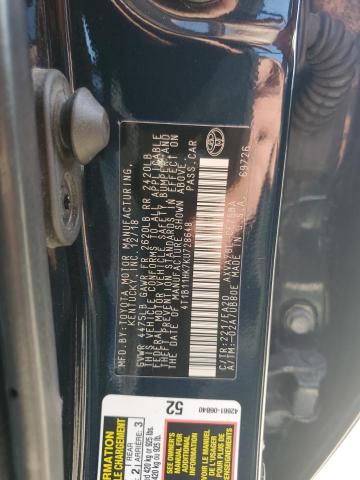 Photo 11 VIN: 4T1B11HK7KU728648 - TOYOTA CAMRY L 