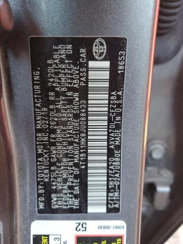 Photo 11 VIN: 4T1B11HK8JU088433 - TOYOTA CAMRY 