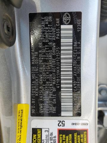 Photo 11 VIN: 4T1B11HK8JU121575 - TOYOTA CAMRY L 