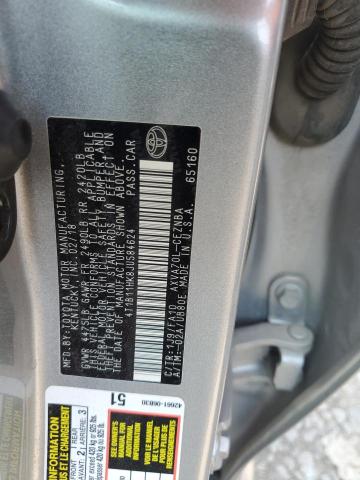 Photo 11 VIN: 4T1B11HK8JU584624 - TOYOTA CAMRY L 