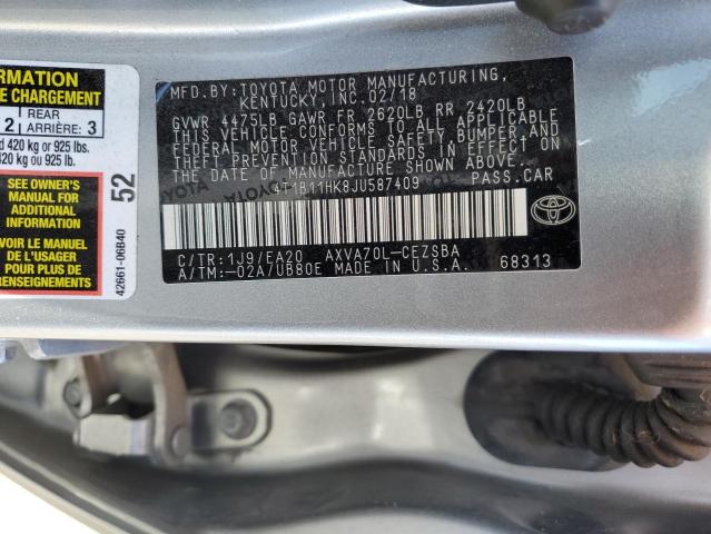 Photo 11 VIN: 4T1B11HK8JU587409 - TOYOTA CAMRY 