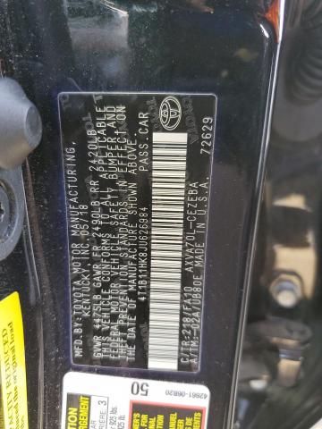 Photo 11 VIN: 4T1B11HK8JU626984 - TOYOTA CAMRY L 