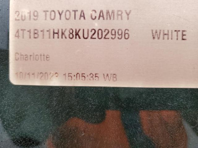 Photo 11 VIN: 4T1B11HK8KU202996 - TOYOTA CAMRY 