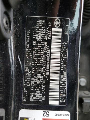 Photo 11 VIN: 4T1B11HK9JU023977 - TOYOTA CAMRY 