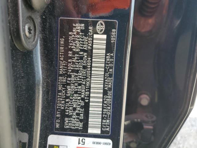 Photo 12 VIN: 4T1B11HK9JU044604 - TOYOTA CAMARY SE 