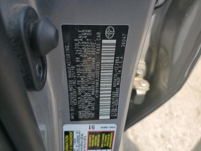 Photo 11 VIN: 4T1B11HK9JU063282 - TOYOTA CAMRY L 