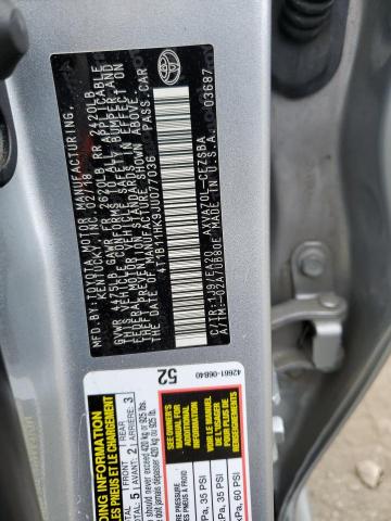 Photo 11 VIN: 4T1B11HK9JU077036 - TOYOTA CAMRY L 