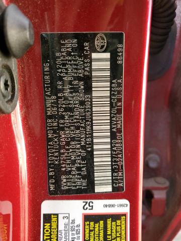 Photo 11 VIN: 4T1B11HK9JU639033 - TOYOTA CAMRY L 