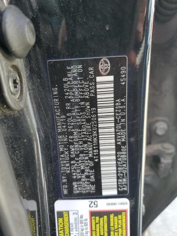 Photo 11 VIN: 4T1B11HK9KU250619 - TOYOTA CAMRY L 