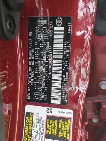 Photo 11 VIN: 4T1B11HK9KU251267 - TOYOTA CAMRY L 