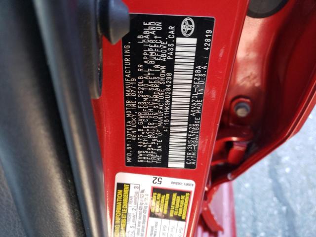 Photo 11 VIN: 4T1B11HK9KU284298 - TOYOTA CAMRY 