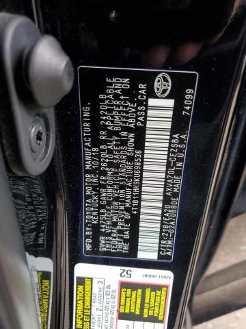 Photo 11 VIN: 4T1B11HK9KU698536 - TOYOTA CAMRY L 