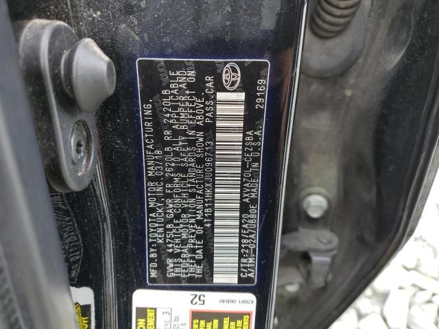 Photo 11 VIN: 4T1B11HKXJU096713 - TOYOTA CAMRY L 