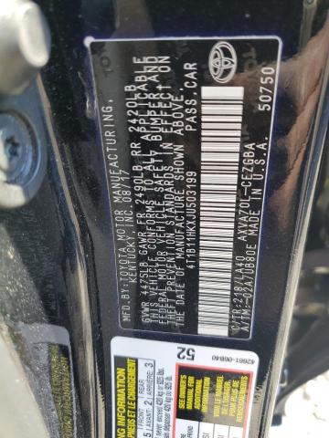 Photo 12 VIN: 4T1B11HKXJU503199 - TOYOTA CAMRY L 