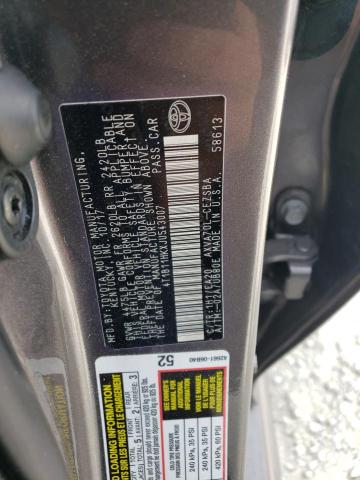 Photo 9 VIN: 4T1B11HKXJU543007 - TOYOTA CAMRY L 