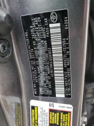 Photo 12 VIN: 4T1B11HKXJU583653 - TOYOTA CAMRY L 