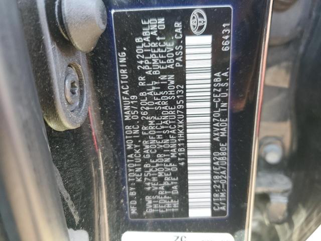 Photo 11 VIN: 4T1B11HKXKU795132 - TOYOTA CAMRY 