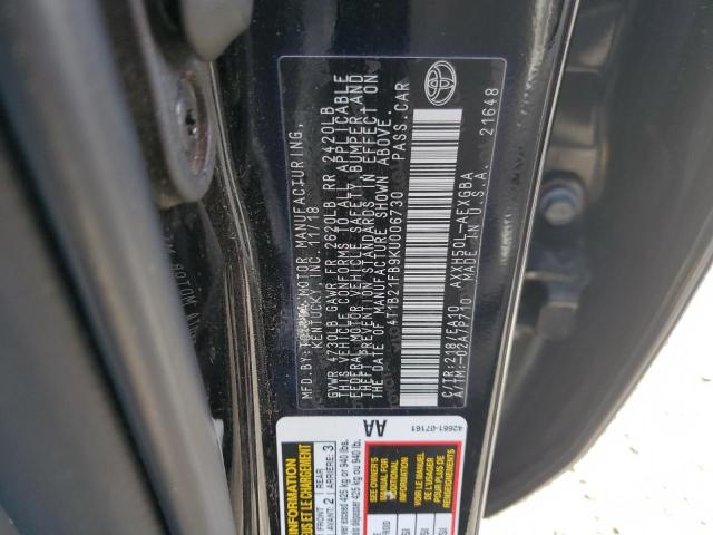 Photo 11 VIN: 4T1B21FB9KU006730 - TOYOTA AVALON 