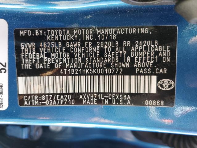 Photo 9 VIN: 4T1B21HK5KU010772 - TOYOTA CAMRY HYBR 