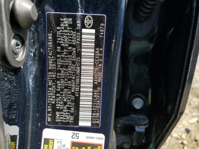 Photo 11 VIN: 4T1B21HKXJU501725 - TOYOTA CAMRY HYBR 