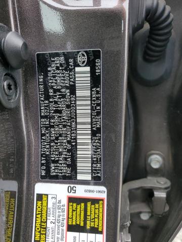 Photo 11 VIN: 4T1B31HK3JU003492 - TOYOTA CAMRY LE 