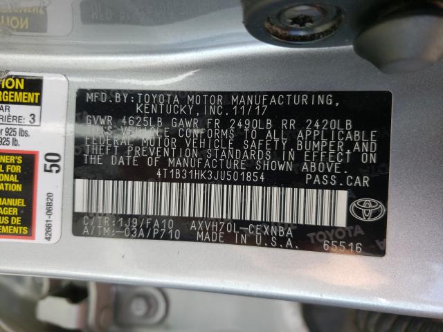 Photo 9 VIN: 4T1B31HK3JU501854 - TOYOTA CAMRY 