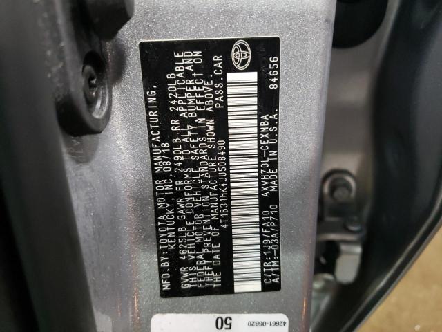 Photo 9 VIN: 4T1B31HK4JU508490 - TOYOTA CAMRY LE 