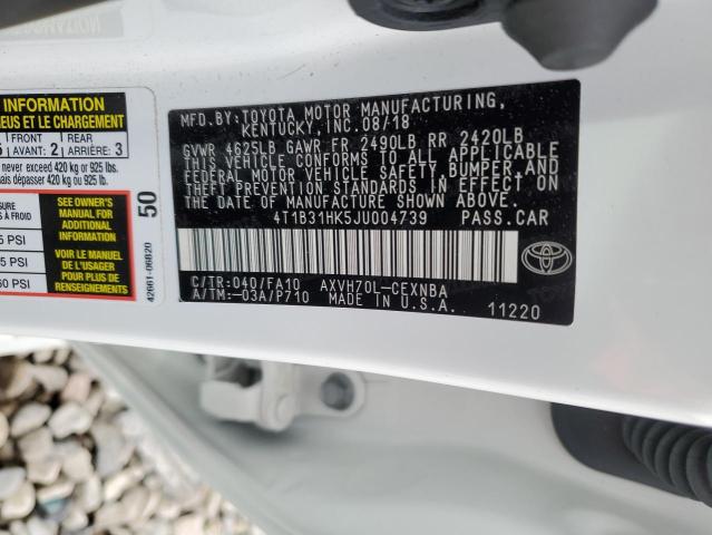 Photo 11 VIN: 4T1B31HK5JU004739 - TOYOTA CAMRY LE 