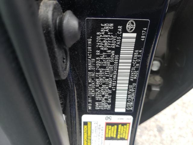 Photo 9 VIN: 4T1B31HK6KU008896 - TOYOTA CAMRY LE 