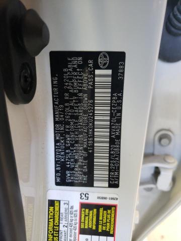 Photo 11 VIN: 4T1B61HK0KU245276 - TOYOTA CAMRY XSE 