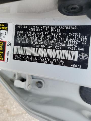 Photo 11 VIN: 4T1B61HK1JU139224 - TOYOTA CAMRY 